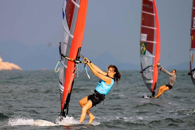 Maayan Davidovich (ISR) Women’s RS:X - 2013 ISAF Sailing World Cup Qingdao Day 5 © ISAF 